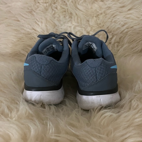Nike Flex Experience RN 3 Gray/Blue Running Shoes - Picture 5 of 9